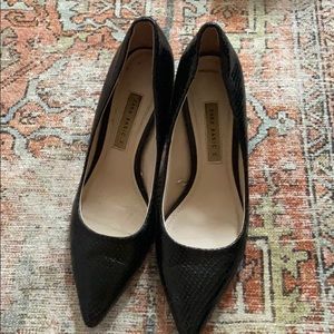 Zara Snakeskin Heels sz 39/8.5-9